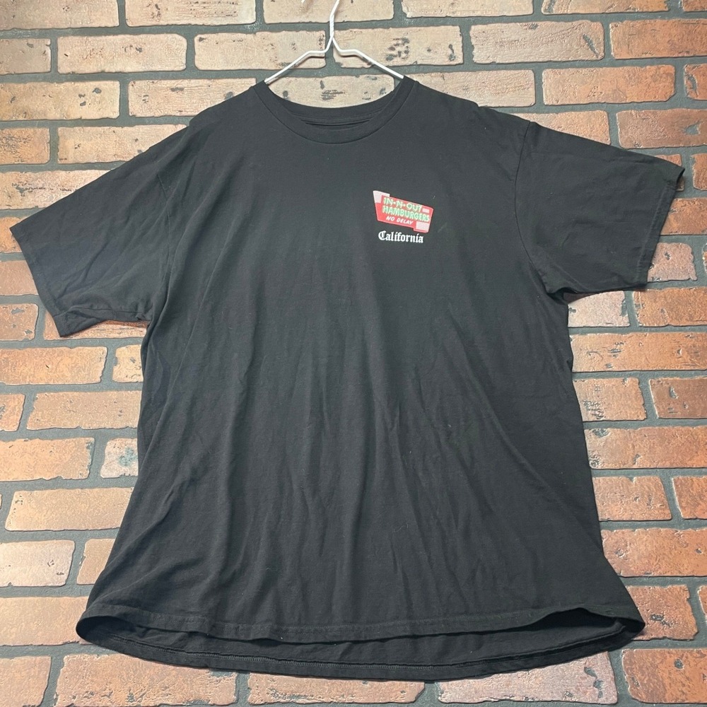 In-N-Out Burger Made in USA T-Shirt Iconic Hamburger California Graphic Black